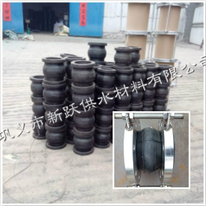 我公司橡膠接頭（tóu）產品使用在鶴壁浚縣工程
